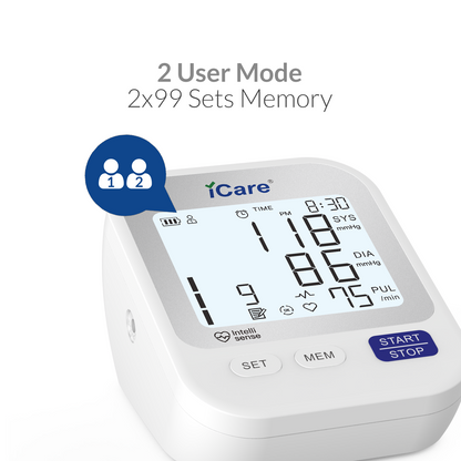 iCare® CK239 USB Powered Automatic Digital Blood Pressure Monitor with  Large Screen