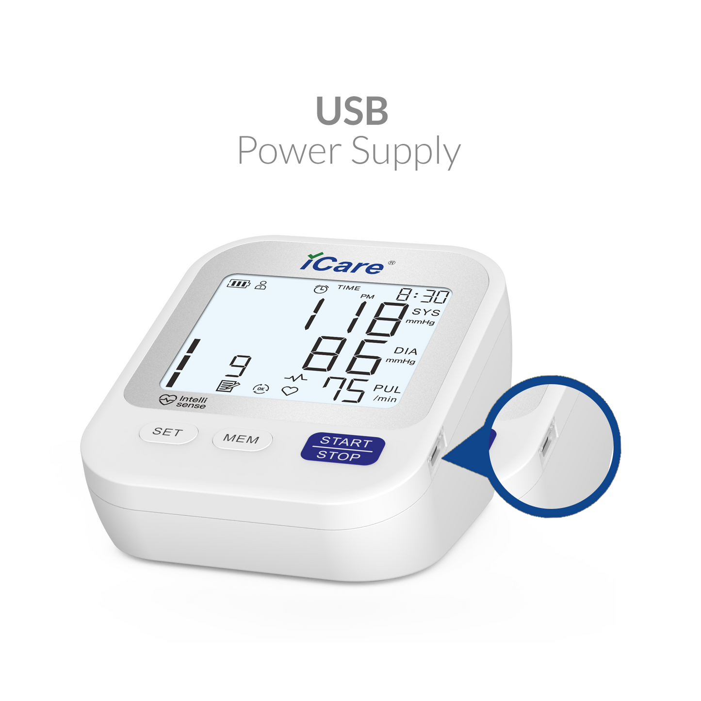 iCare Bundle Deal 17 OX001 Pulse Oximeter + CK239 Digital Bp Monitor + OCP50 Glucose Meter