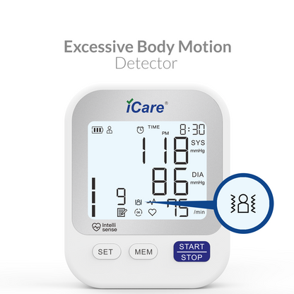 iCare® CK239 USB Powered Automatic Digital Blood Pressure Monitor with  Large Screen