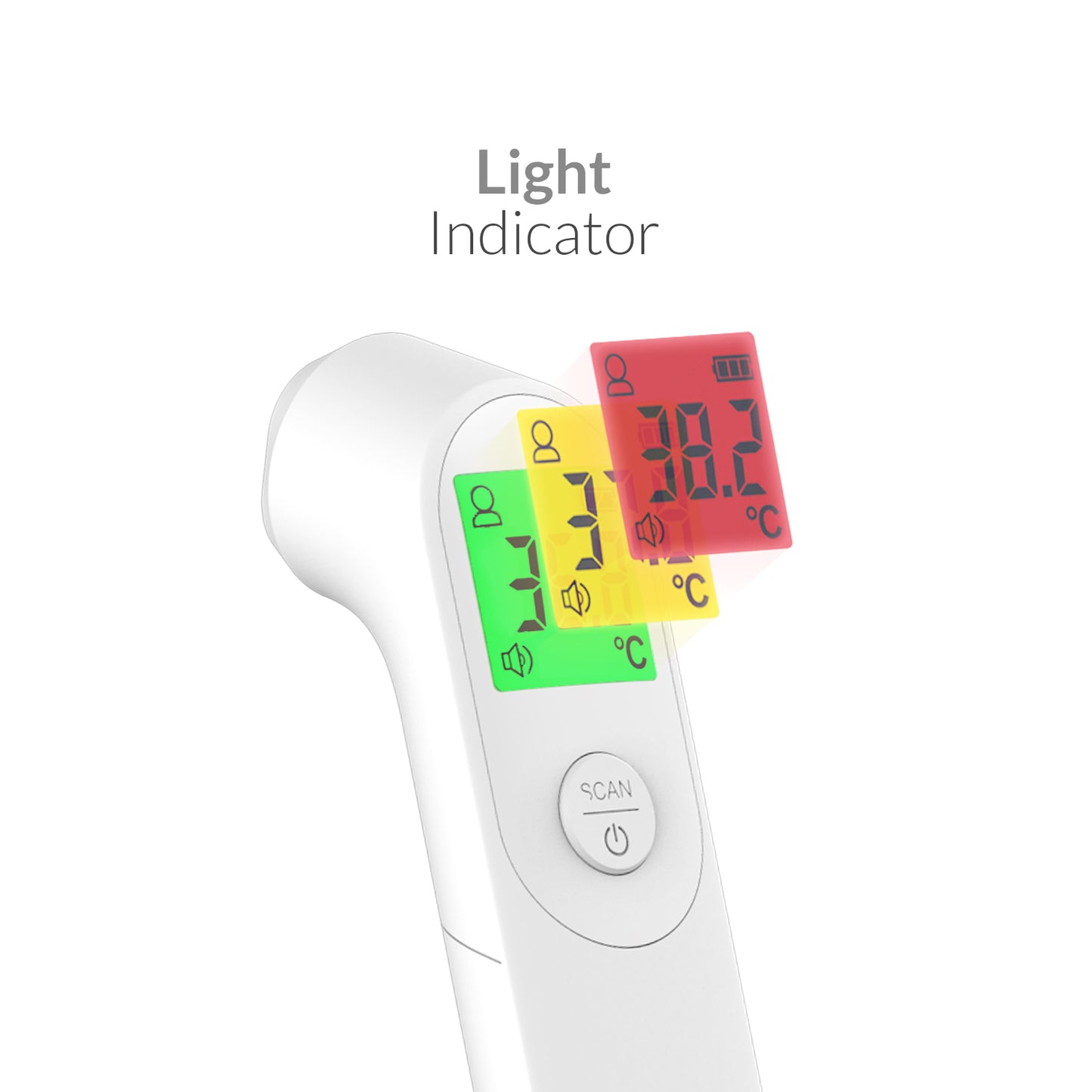 iCare Bundle Deal 29 OCP50 Glucose Meter + CK238 Digital BP Monitor + E66 Infrared Thermometer + OX001 Pulse Oximeter