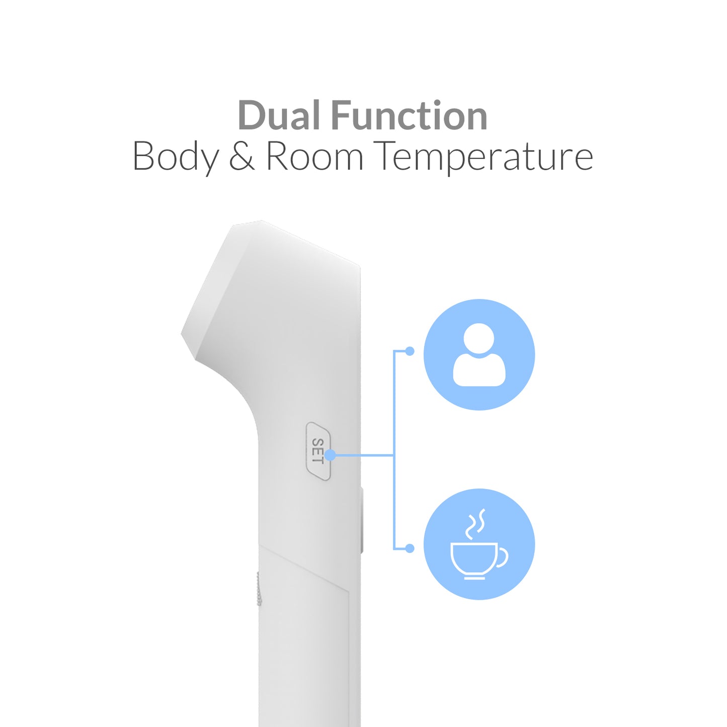 iCare® E66 Contactless Infrared Forehead Thermometer with Fever Alarm for Adults, Children Batteries Included