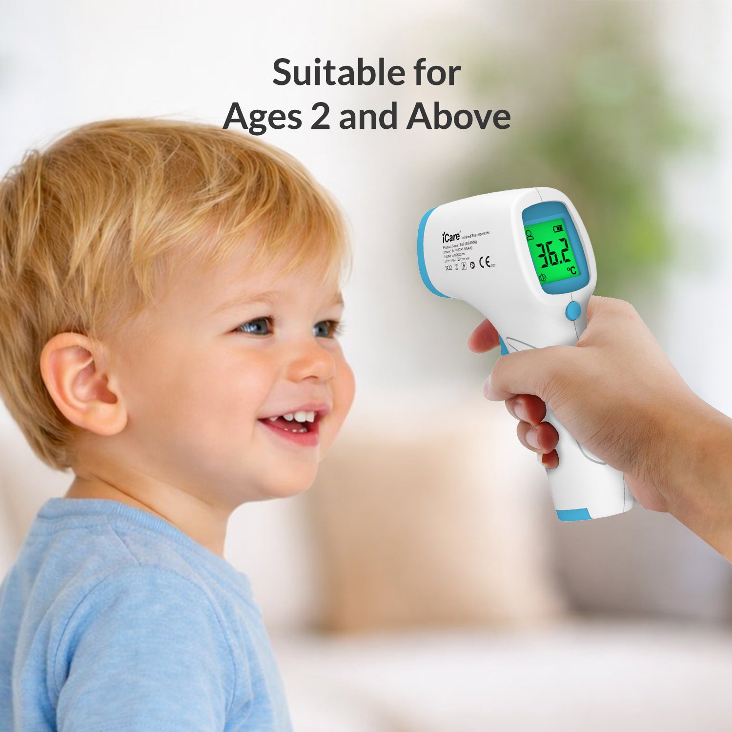 iCare® E69 Infrared Thermometer No Contact Forehead Thermometer with Fever Alarm