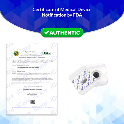 iCare® ECG Electrode Pads 50pcs per Pack