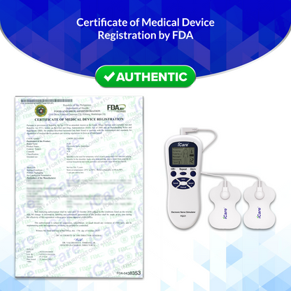 iCare® FQ221 Electronic Nerve Stimulator, 5 Modes, Automatic and Manual Function