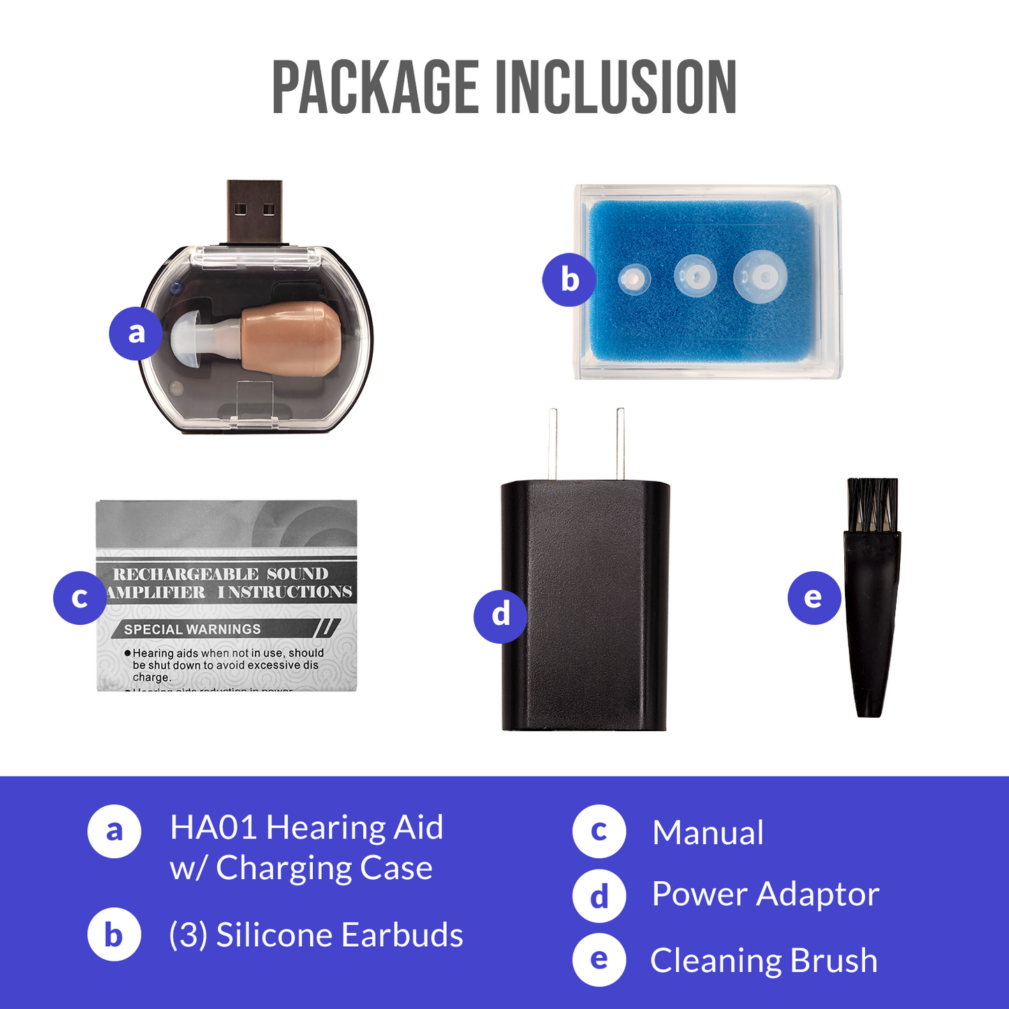 HA01 Rechargeable Hearing Aid