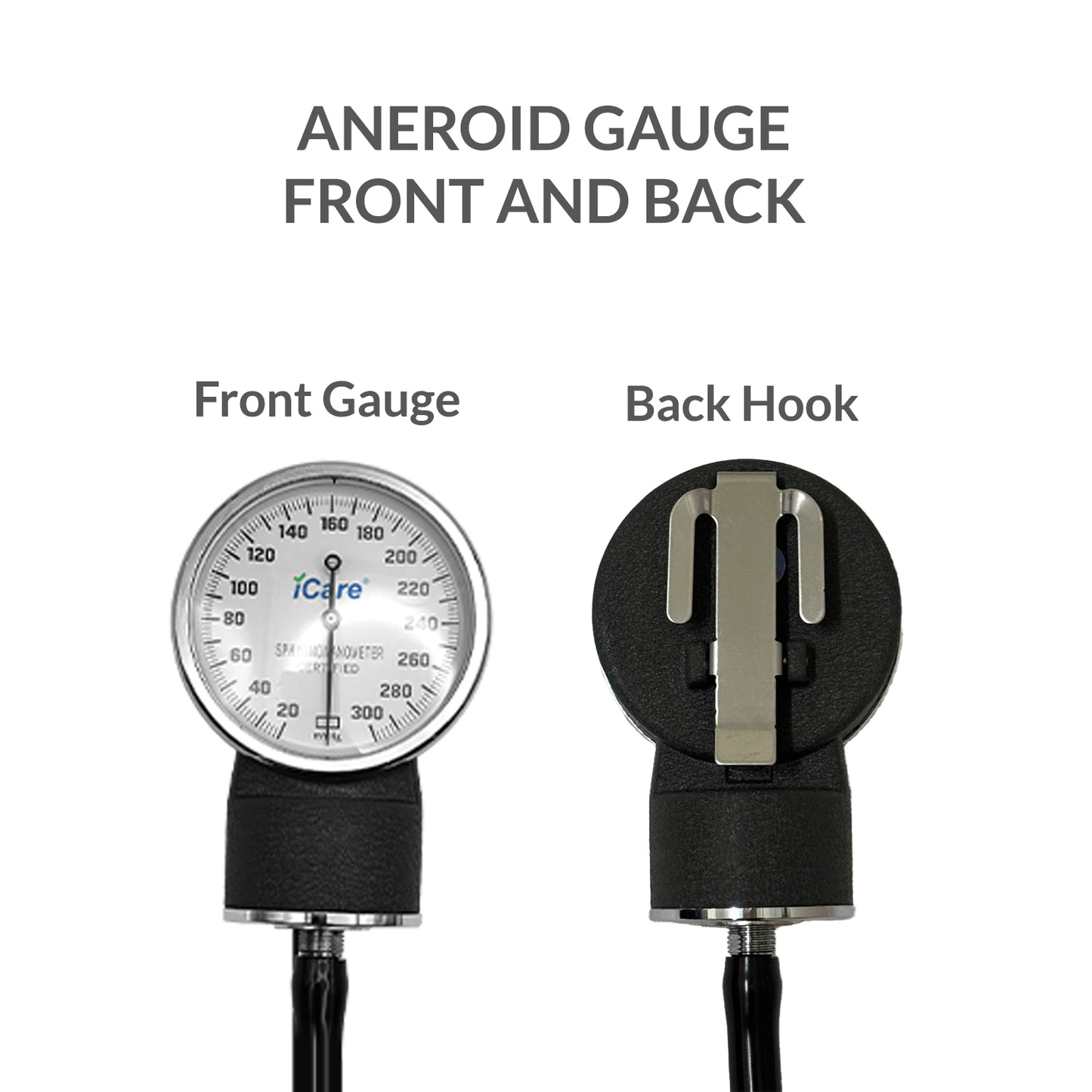 iCare AN06 Aneroid Sphygmomanometer with Dual Head Stethoscope for Blood Pressure Monitoring