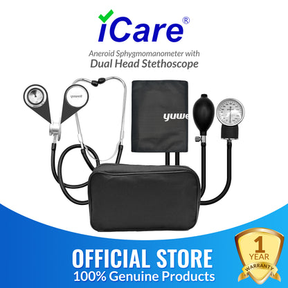 iCare Aneroid Sphygmomanometer with Stethoscope for Blood Pressure Monitoring