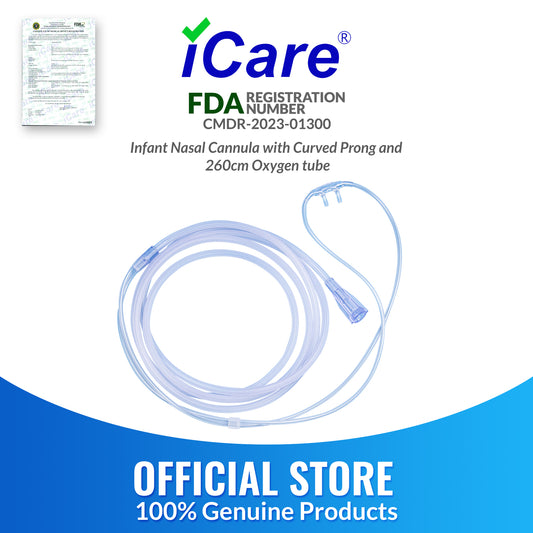 iCare® NM08-001 Nasal Cannula 260cm Oxygen Tube