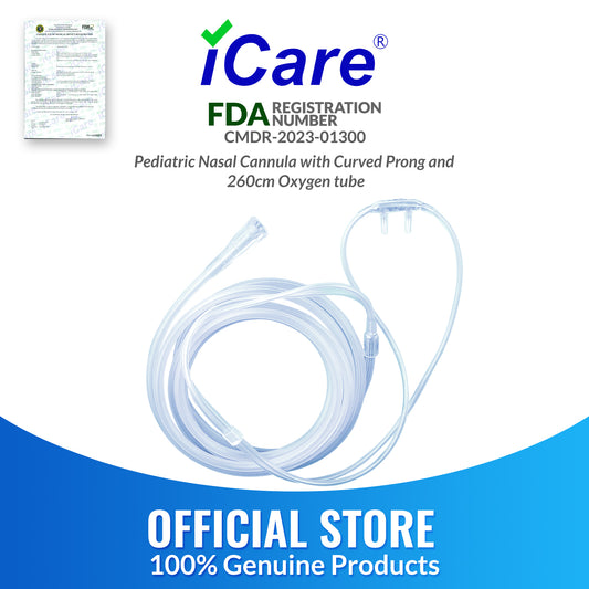 iCare® NM08-002 Nasal Cannula 260cm Oxygen Tube
