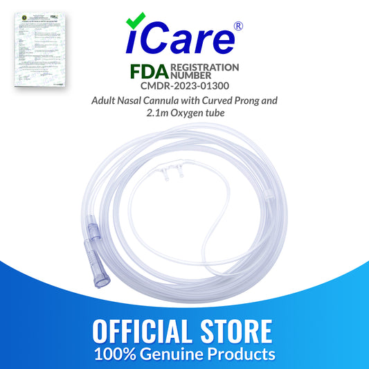 iCare® NM08-003 Adult Nasal Cannula 260cm Oxygen Tube