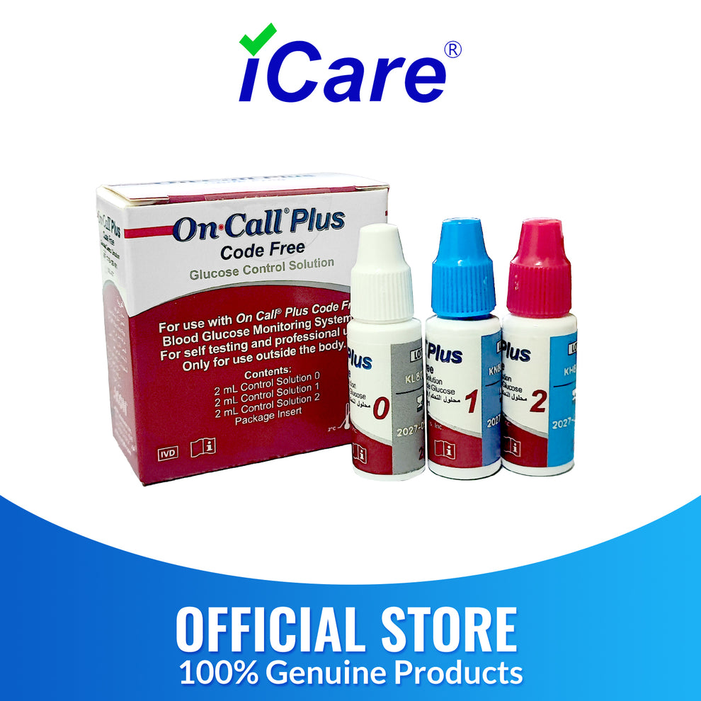 iCare On Call Plus Code Free Control Solution Level 0 to Level 2 for O ...