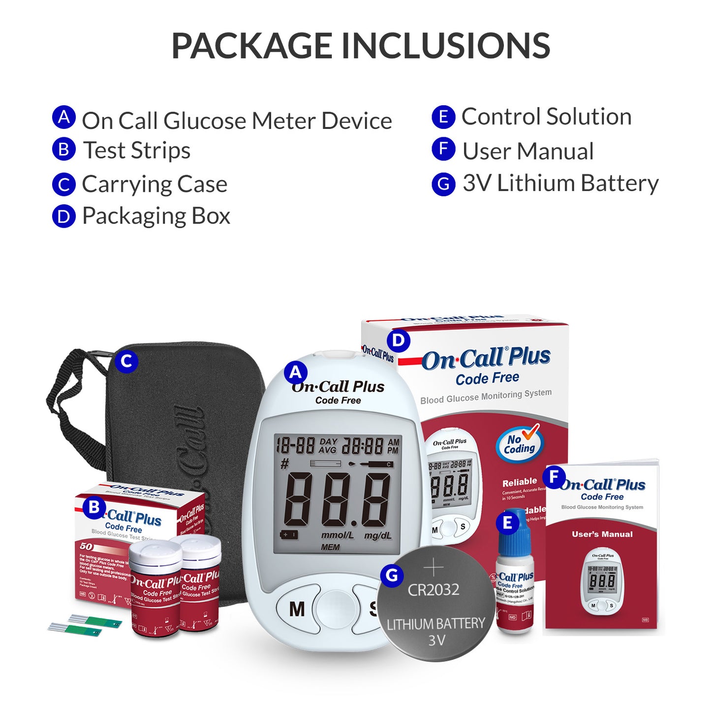iCare Bundle Deal 31 OCP50 Glucose Meter + CK320 Digital BP Monitor, Blood Sugar Kit with Blood Pressure Monitor Bundle