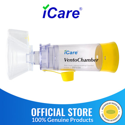 iCare SE07 VentoChamber Chamber Spacer for 2-12 Years Old with Medium Mask