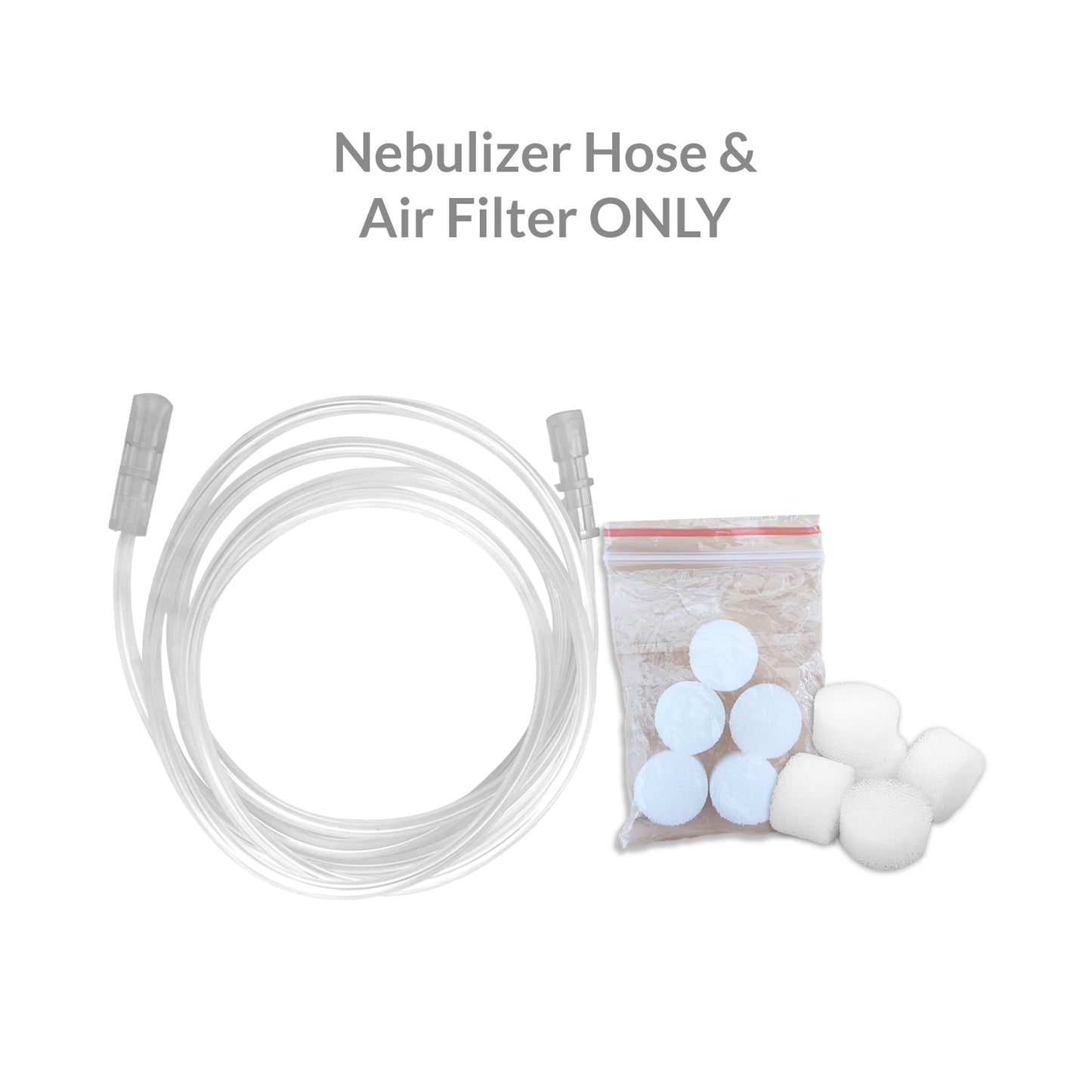 iCare® Nebulizer Hose with 5pcs Extra Filter