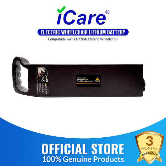 iCare LUX860 Electric Wheelchair Lithium Battery