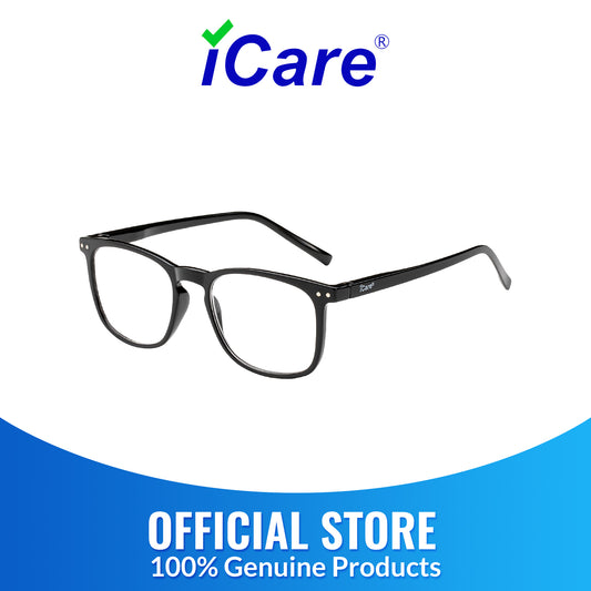 iCare® RS504 Classic Black Oval Reading Glasses