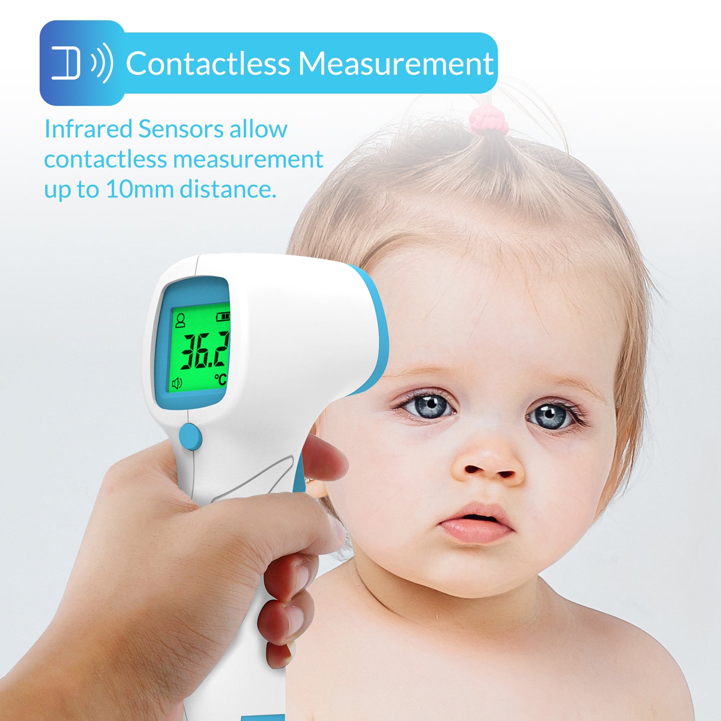iCare® E69 Infrared Thermometer No Contact Forehead Thermometer with Fever Alarm