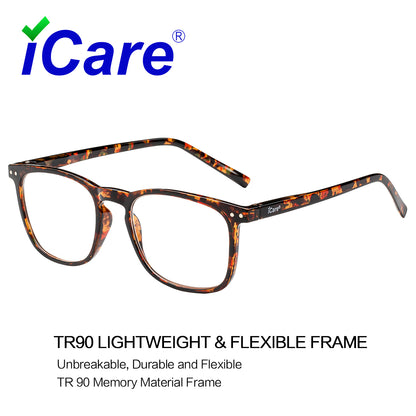 iCare® RS505 Classic Tortoise Oval Reading Glasses